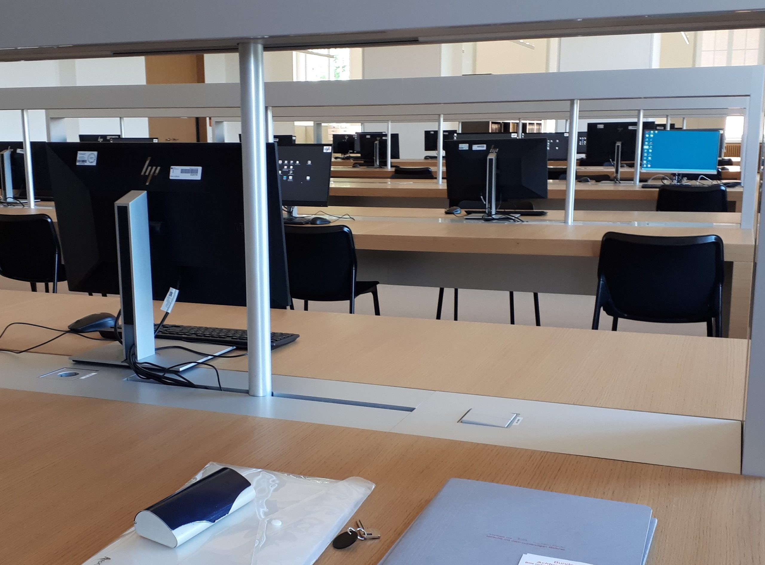 Morgens im Archiv